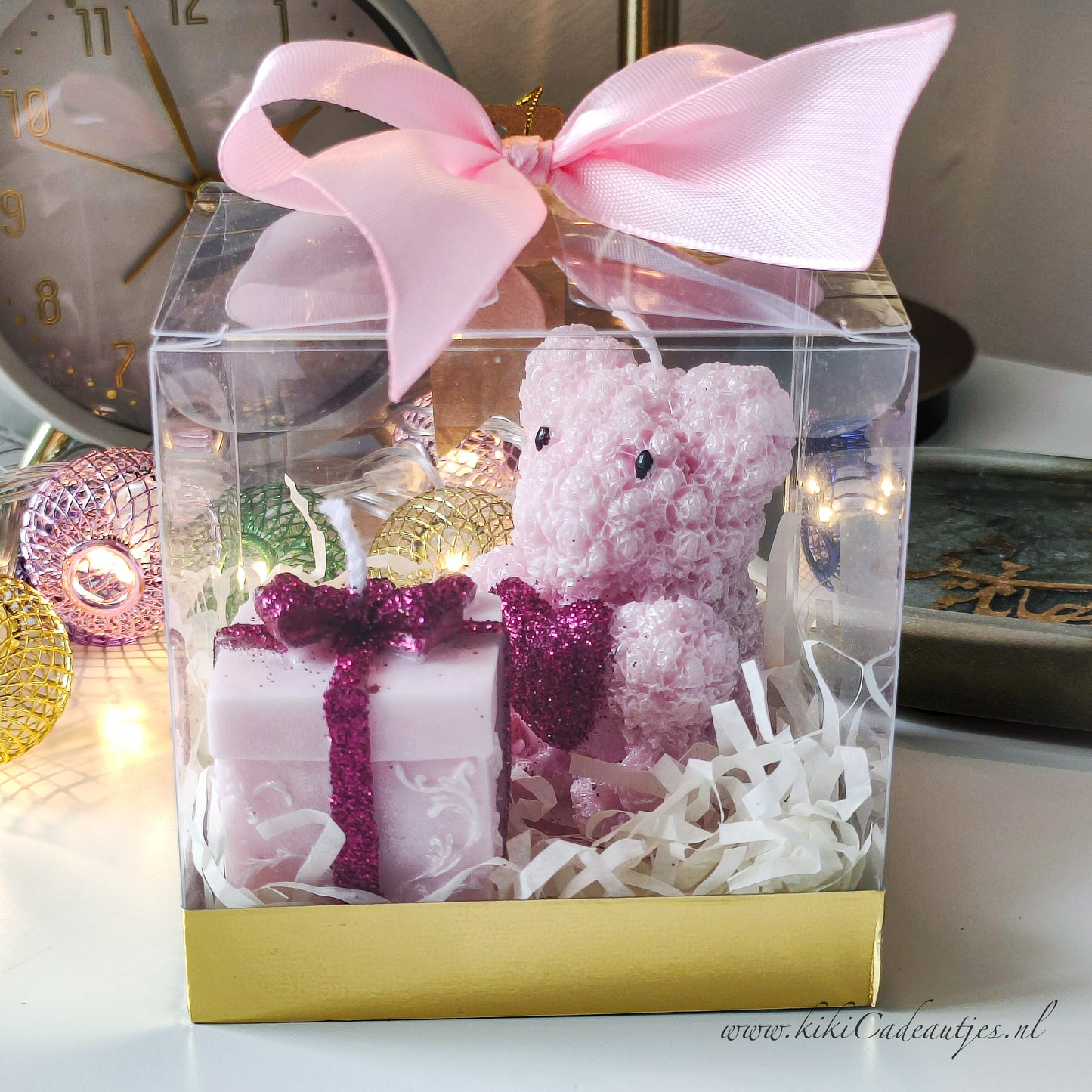 Beerkaars & Cadeaudoos Kaars – Handgemaakt Geschenksetje in Cadeaubox