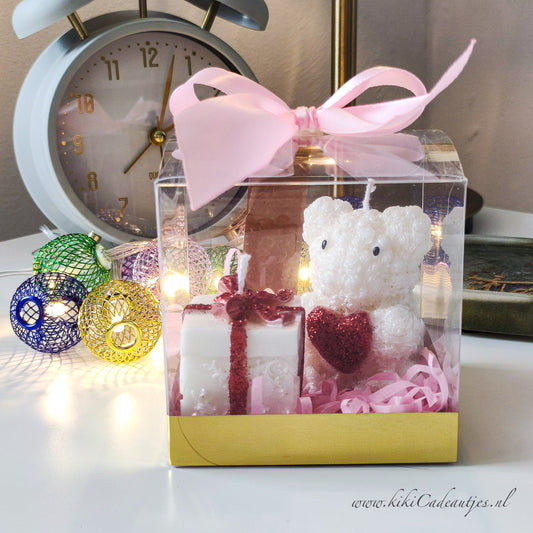 Beerkaars & Cadeaudoos Kaars – Handgemaakt Geschenksetje in Cadeaubox